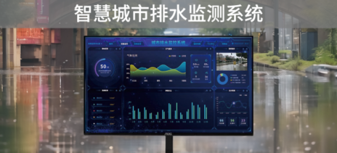 智慧排水監測系統，可視化管理，助力城市水利水務建設